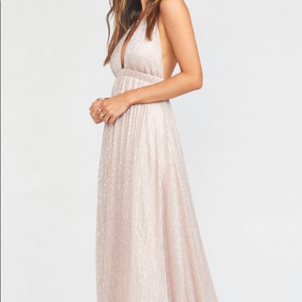Luna halter dress- size small